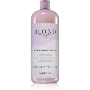 Inebrya BLONDesse Blonde Miracle Shampoo champô de limpeza desintoxicante para cabelo loiro e grisalho 1000 ml. BLONDesse Blonde Miracle Shampoo