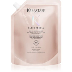Kérastase Gloss Absolu Bain Hydra-Glaze champô para cabelo brilhante e macio Refill 500 ml. Gloss Absolu Bain Hydra-Glaze