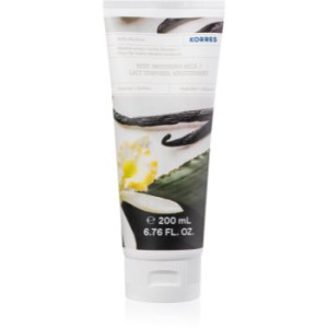 Korres Mediterranean Vanilla Blossom leite corporal hidratante com óleo de amêndoas 200 ml. Mediterranean Vanilla Blossom