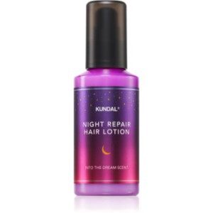 KUNDAL Night Repair Hair Lotion cuidado hidratante de noite para cabelo com aroma Into The Dream 100 ml. Night Repair Hair Lotion