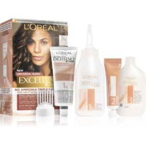 L’Oréal Paris Excellence Universal Nudes cor para cabelo permanente tom 5U. Excellence Universal Nudes