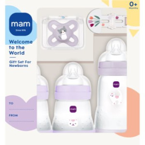MAM Welcome to the World 0m+ coffret para bebés Purple . Welcome to the World 0m+