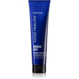 Matrix Total Results Brass Off creme termo-protetor para suavizar os cabelos rebeldes 150 ml. Total Results Brass Off