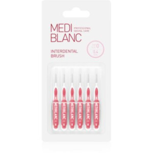 MEDIBLANC Interdental Pick-brush escova interdental 0,4 mm Pink 6 un.. Interdental Pick-brush