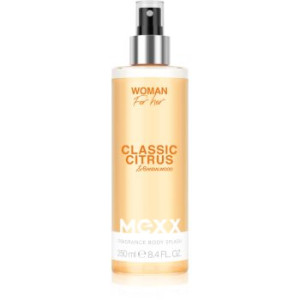 Mexx Woman Classic Citrus & Sandalwood New spray corporal refrescante para mulheres 250 ml. Woman Classic Citrus & Sandalwood New