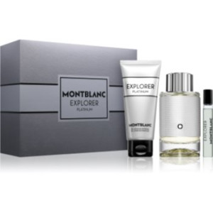 Montblanc Explorer Platinum coffret para homens . Explorer Platinum