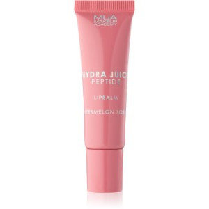 MUA Makeup Academy Hydra Juice Peptide Lip Balm bálsamo hidratante para lábios para dar brilho fragrâncias Watermelon Sorbet 10 ml. Hydra Juice