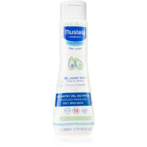 Mustela Bébé Bain gel de limpeza capilar e corporal para crianças 200 ml. Bébé Bain