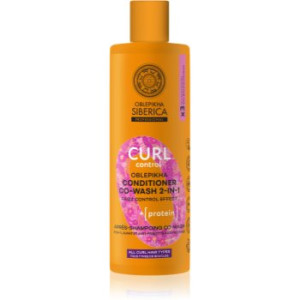 Natura Siberica Oblepikha Siberica Curl Control condicionador para alisar o cabelo rebelde para cabelos cacheados 400 ml. Oblepikha Siberica Curl