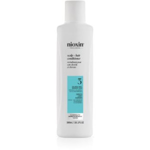Nioxin System 3 Scalp + Hair Conditioner Condicionador para cabelo visivelmente fino e tratado quimicamente 300 ml. System 3 Scalp + Hair Conditioner