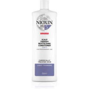 Nioxin System 5 Color Safe Scalp Therapy Revitalising Conditioner condicionador para cabelo quimicamente tratado 1000 ml. System 5 Color Safe Scalp