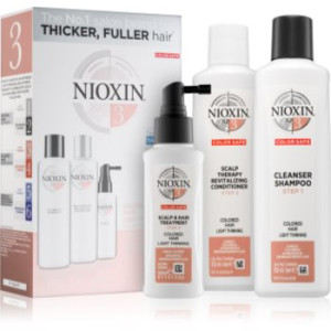 Nioxin System 3 Color Safe coffret III. (para cabelo pintado) unissexo . System 3 Color Safe