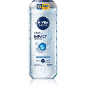 Nivea MEN Fresh Impact gel de banho para homens 500 ml. MEN Fresh Impact