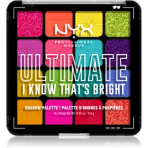 NYX Professional Makeup Ultimate Shadow Palette sombras tom I Know That's Bright 16 un.. Ultimate Shadow Palette