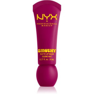 NYX Professional Makeup Smushy Matte Lip Balm bálsamo labial com efeito matificante tom Silly Sippin' 8 ml. Smushy Matte Lip Balm