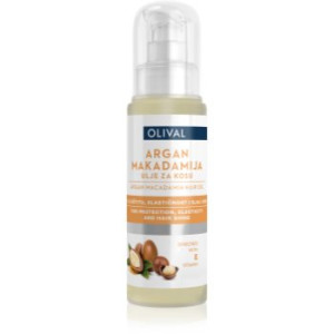 Olival Argan and Macadamia óleo de argão para reforçar e dar brilho ao cabelo 60 ml. Argan and Macadamia
