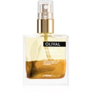 Olival Magical Gloden Oil óleo seco multifunções com brilhantes para rosto, corpo e cabelo 50 ml. Magical Gloden Oil