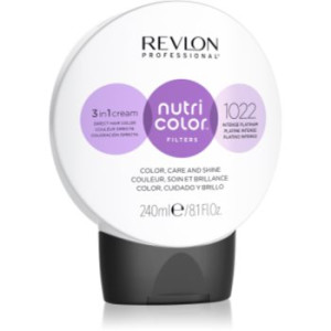 Revlon Professional Nutri Color Filters Metal-Ice máscara nutritiva com cor para uso profissional 1022 240 ml. Nutri Color Filters Metal-Ice