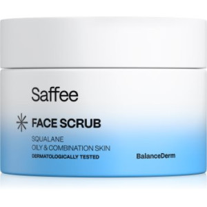 Saffee BalanceDerm Face Scrub peeling facial para pele oleosa e mista 50 ml. BalanceDerm Face Scrub