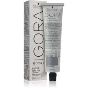 Schwarzkopf Professional IGORA Royal Absolutes SilverWhite tónico suave para o cabelo maduro tom Grey Lilac 60 ml. IGORA Royal Absolutes SilverWhite
