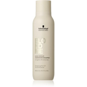 Schwarzkopf Professional Blondme Bond Repair Nourishing Shampoo champô intensamente nutritivo para cabelo loiro e grisalho 300 ml. Blondme Bond Repair