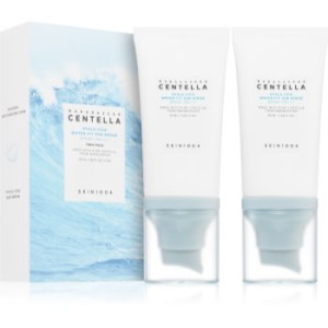 SKIN1004 Madagascar Centella Hyalu-Cica Water-Fit Sun Serum Twin Pack sérum protetor com efeito hidratante DUOPACK . Madagascar Centella Hyalu-Cica