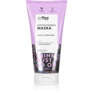 so!flow Coloured Hair Revitalizing Mask máscara revitalizante intensiva para cabelo pintado 200 ml. Coloured Hair Revitalizing Mask