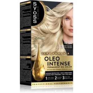 Syoss Oleo Intense cor para cabelo permanente com óleo tom 10-50 Light Ashy Blond 1 un.. Oleo Intense