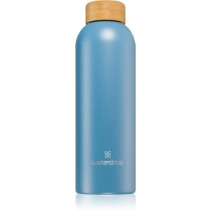 Waterdrop Thermo Steel garrafa de água de aço inoxidável coloração Turquoise Matt 600 ml. Thermo Steel