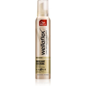 Wella flex Brilliant Color mousse para cabelo pintado 250 ml. flex Brilliant Color