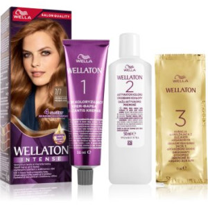 Wella ton Intense cor para cabelo permanente com óleo de argan tom 7/7 Deep Brown 1 un.. ton Intense
