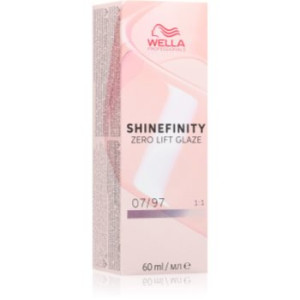 Wella Shinefinity Zero Lift Glaze coloração demi permanente para o cabelo tom 07/97 60 ml. Shinefinity Zero Lift Glaze