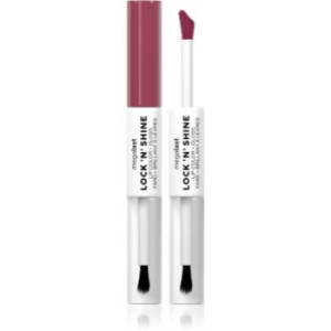 Wet N Wild MegaLast Lock n' Shine batôm e gloss de longa duração tom Pinky Promise 8 ml. MegaLast Lock n' Shine