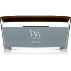 Woodwick Terra Haze vela perfumada com pavio de madeira (hearthwick) 453 g. Terra Haze