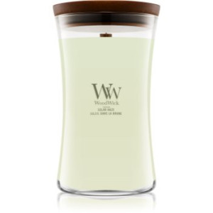 Woodwick Solar Haze vela perfumada com pavio de madeira 610 g. Solar Haze