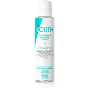 YOUTH Hydration Micellar Water Face & Eyes água micelar de limpeza para rosto e olhos 100 ml. Hydration Micellar Water Face & Eyes