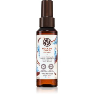 Yves Rocher Bain de Nature spray perfumado para corpo e cabelo para mulheres Coconut 100 ml. Bain de Nature