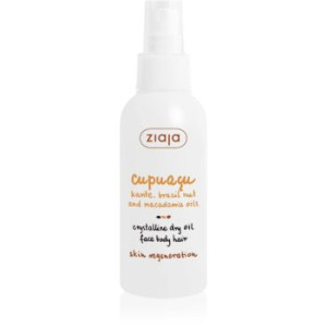 Ziaja Cupuacu óleo seco cristalino para rosto, corpo e cabelo 100 ml. Cupuacu