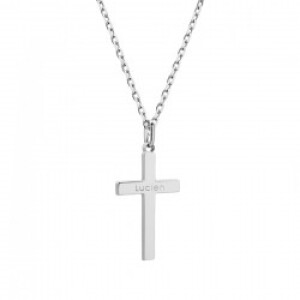 Collier personnalisé femme - croix - Argent