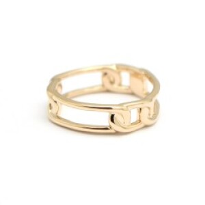Bague Maillon - Plaqué Or