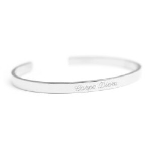 Jonc femme personnalisé - Solo - Argent