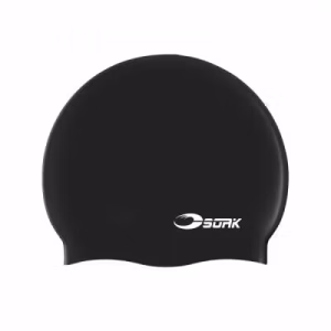 Badmössa Svart Long Hair Silicone - Soak