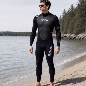 Våtdräkt Herr Sprint Steamer 3/2 Fullsuit Svart Från Soak