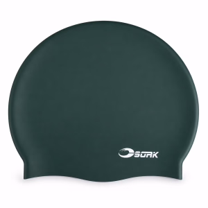 Badmössa Mörkgrön Silicone Senior - Soak