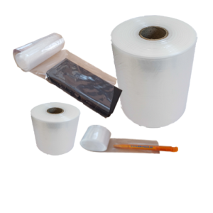 10 x Schlauchfolie transparent 200 mm x 25 my x 0,025 mm x 2500 m