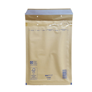 100 x Luftpolstertaschen Arofol D4 - 180x265 mm - 200x275, goldgelb