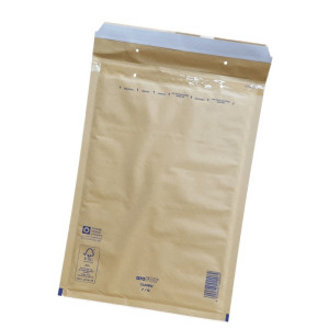 100 x Luftpolsterversandtaschen Arofol G7 - 230x340 mm 250x350, braun, goldgelb