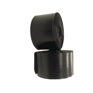 1 x Schlauchfolie schwarze 500 mm x 100my Blickdicht