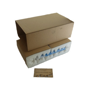 106 x Noppenschaum-Schiebeschachtel 250x140x80 mm Quick-Pack