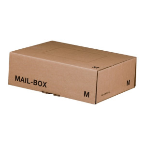 960 x Versandkarton Mail-Box M 331x241x104 mm Karton in braun